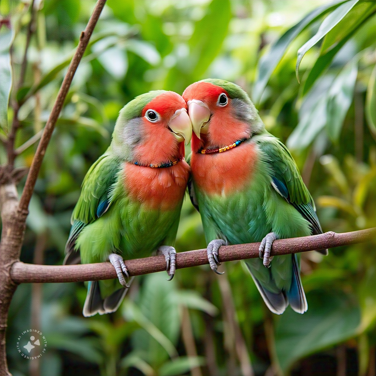 Lovebird breeding signs