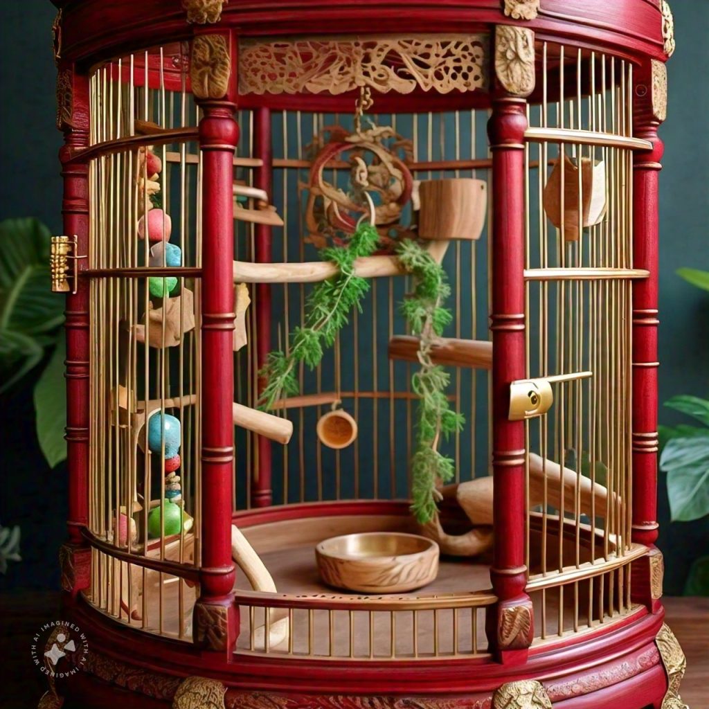 Custom Lovebird Cage